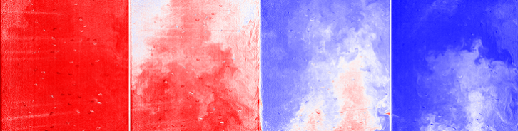 Mass exchange visualized by 2-tracer LIF in a bubbly flow